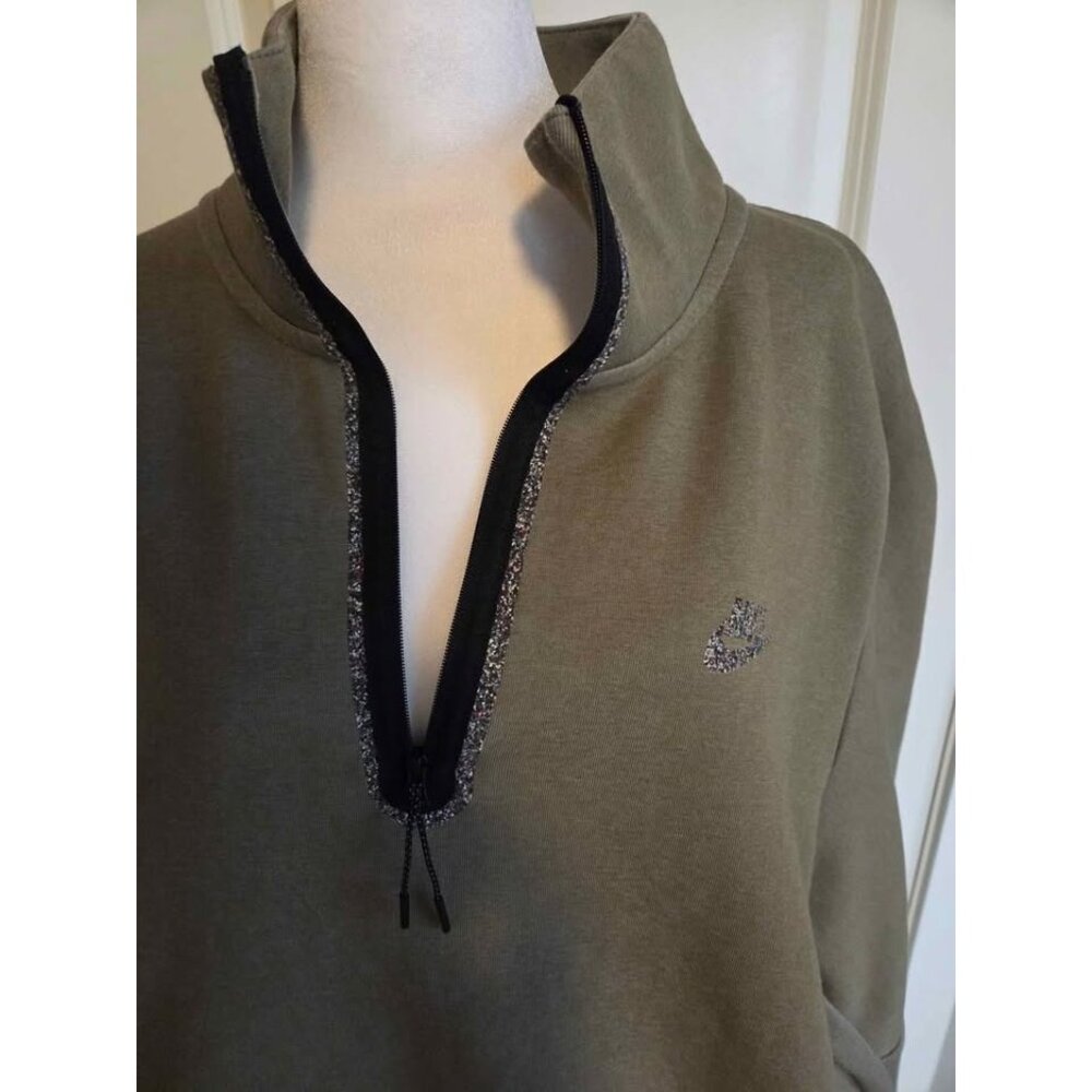 Nike quarter zip olive green sweatshirt 1X